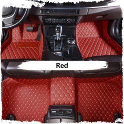 Red Luxury Custom Car Mats